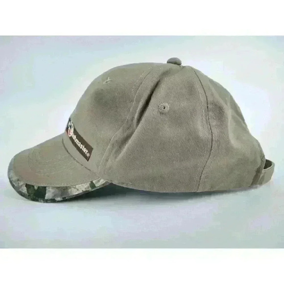 Bushmaster Mossy Oak Cap Strapback Hat Tan Woodland Camo Logo - Picture 2 of 8